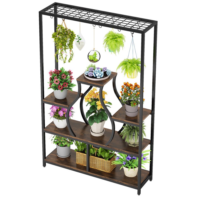 Bonsai Garden Display - Rak Pot Bunga Gantung Dekoratif untuk