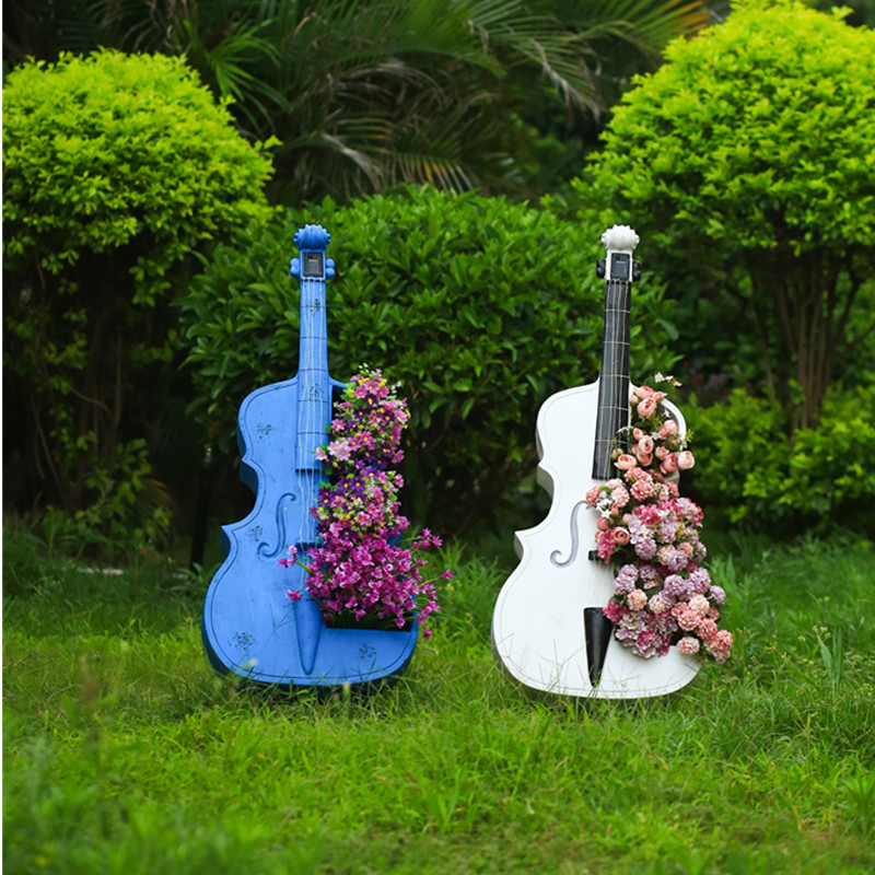 Bonsai Garden Display - Patung Taman Berbentuk Cello, Dekorasi Seni