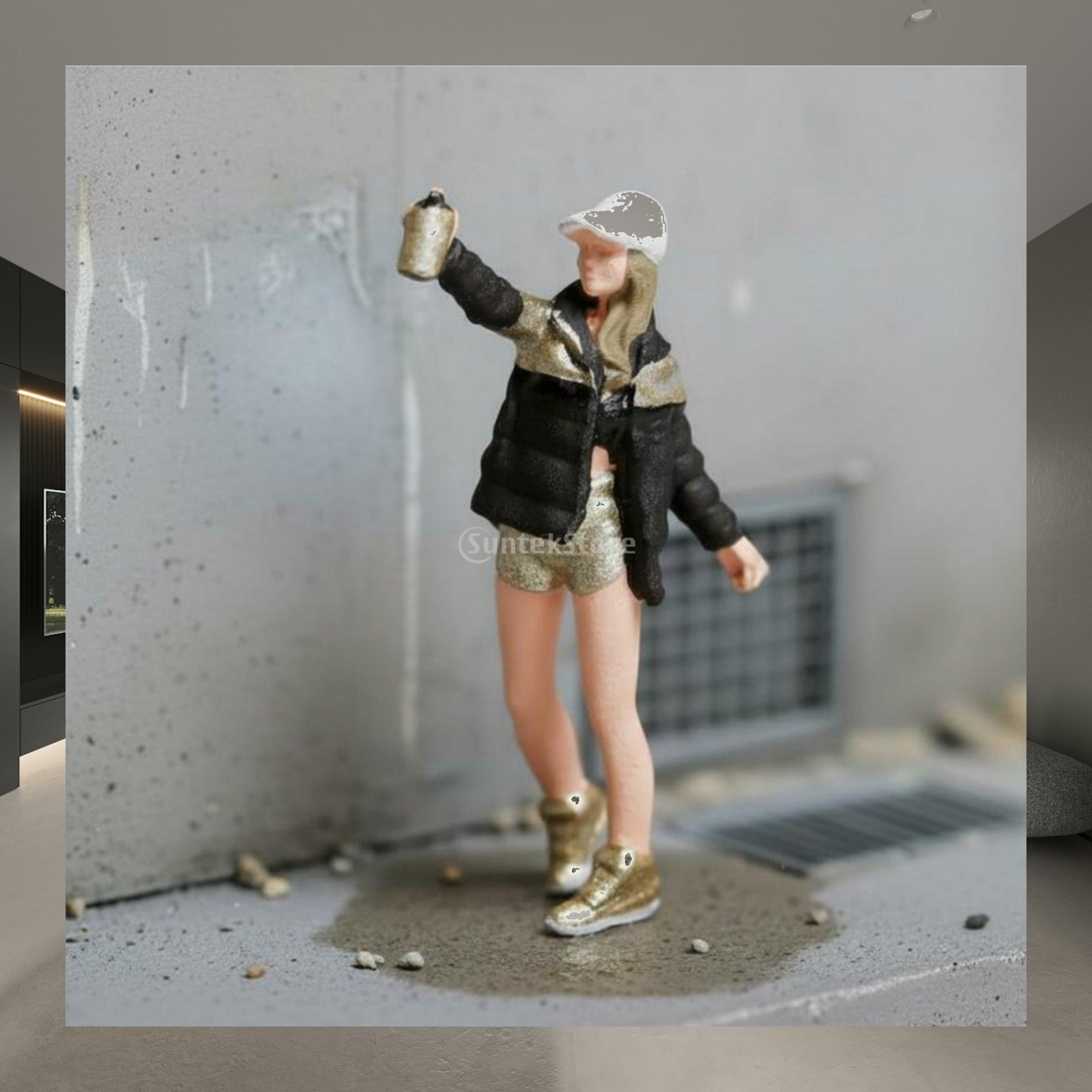 Figur Wanita dari Resin, Skala - Bonsai Garden Display ulasan dan harga