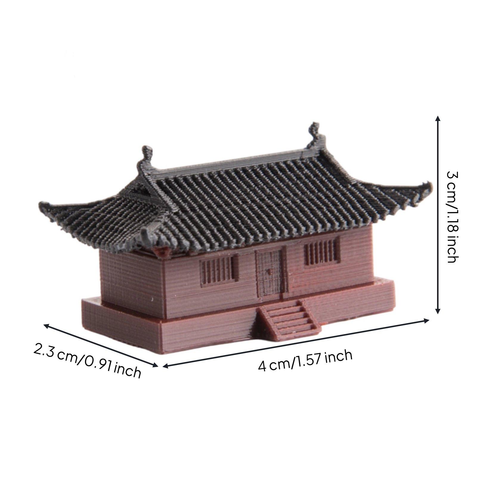 Figur Rumah dari Resin Buatan  - Bonsai Garden Display ulasan dan harga