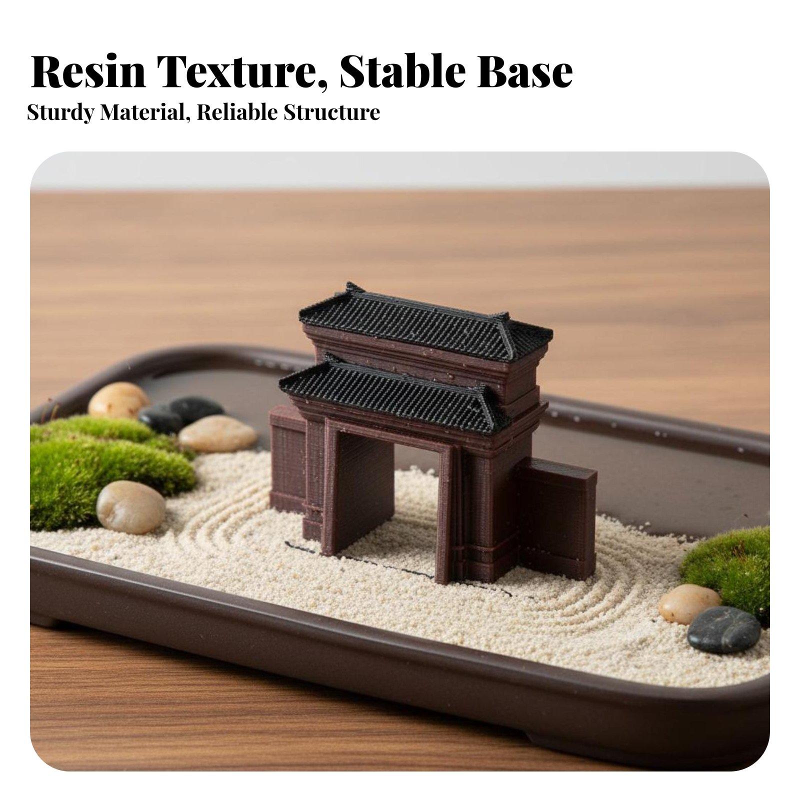 Figur Rumah dari Resin Buatan  - Bonsai Garden Display ulasan dan harga