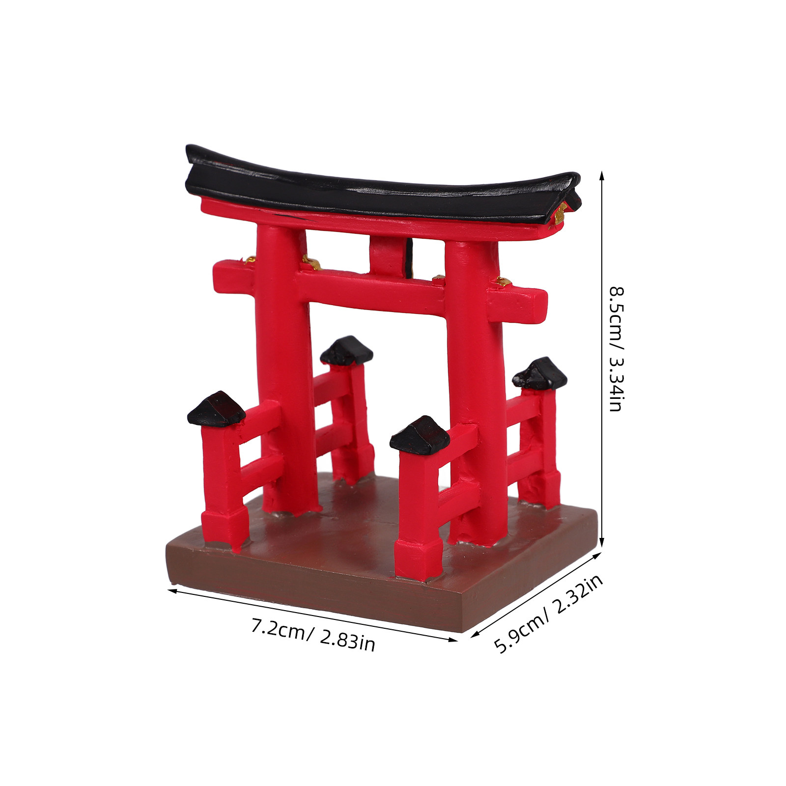 Ornamen Gerbang Torii Jepang M - Bonsai Garden With Sand ulasan dan harga