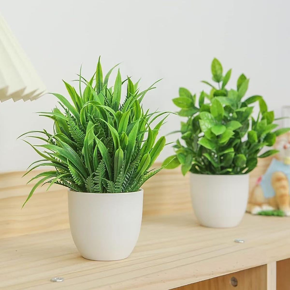 4 Buah/Set Tanaman Buatan Mini - Bonsai Garden Accessories ulasan dan harga