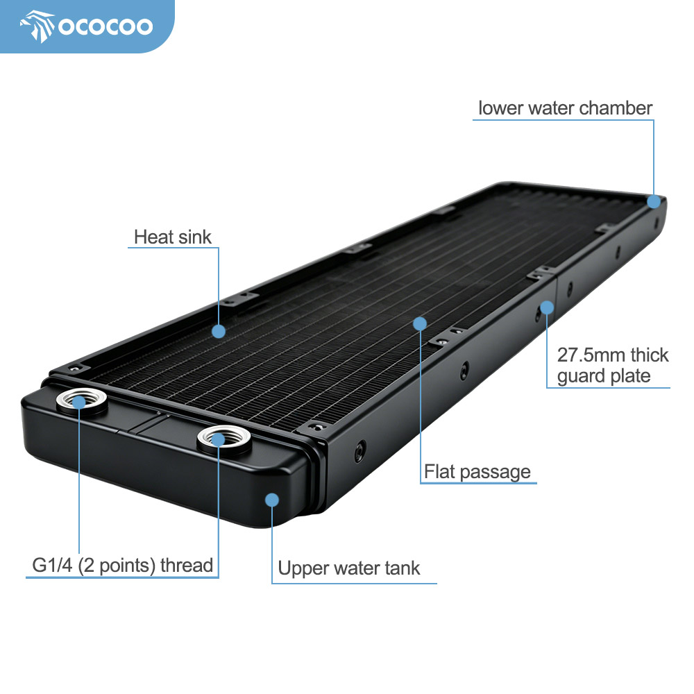 OCOCOO PC Radiator Pendingin A - Bonsai Wire Aluminum ulasan dan harga